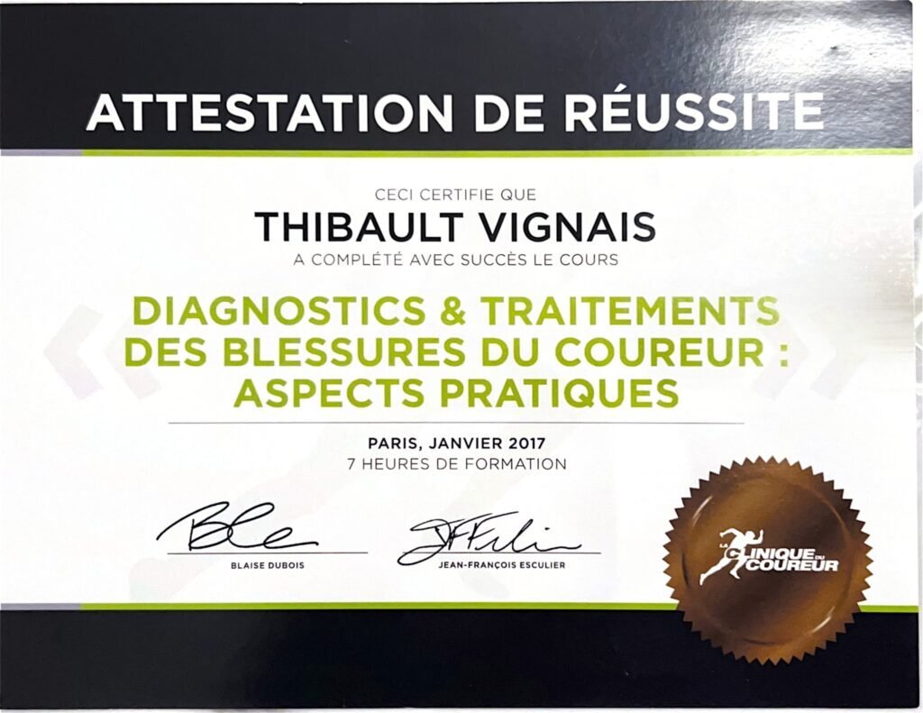 diplome clinique du coureur diagnostic et traitement des blessures du coureur aspect pratique